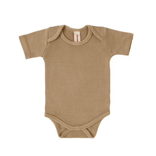Flex Colors Premium Soft Washed Baby Bodysuit - Short sleeve, gentle comfort and stylish design for your little one.