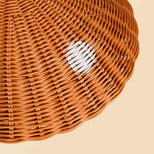 Mushroom Rattan Basket