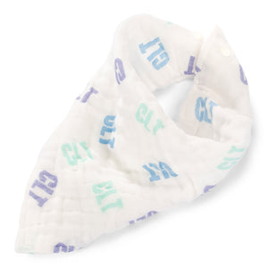 CLT  - Charlotte, NC Muslin Cotton Bib - MOOGCO Baby