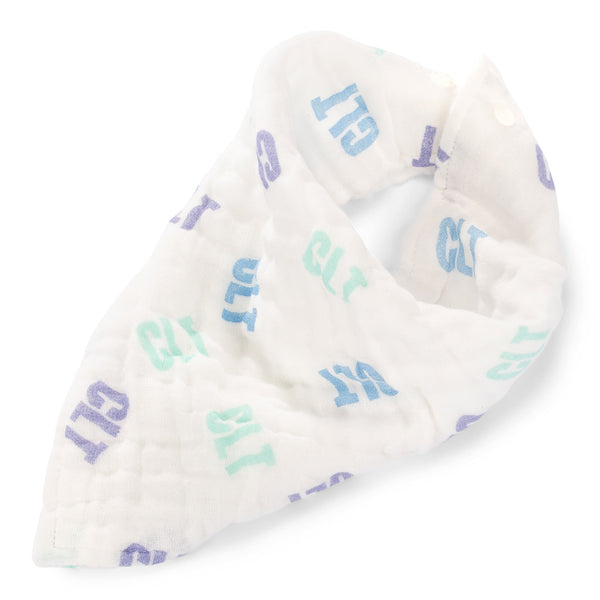 CLT  - Charlotte, NC Muslin Cotton Bib - MOOGCO Baby