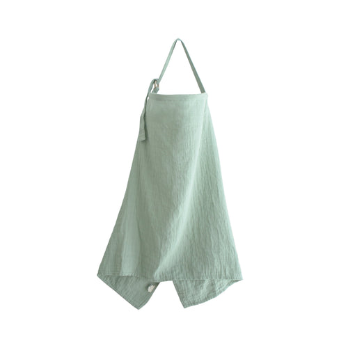 Mushie Muslin Nursing Cover Organic Cotton Adjustable Neck Strap