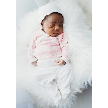 Essentials Ruffle Kimono Newborn Gift Set in Lotus Elephant