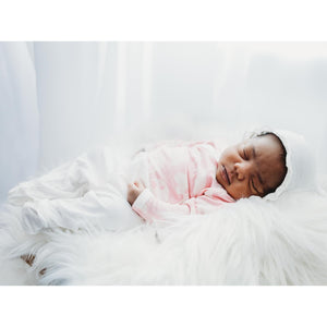 Essentials Ruffle Kimono Newborn Gift Set in Lotus Elephant