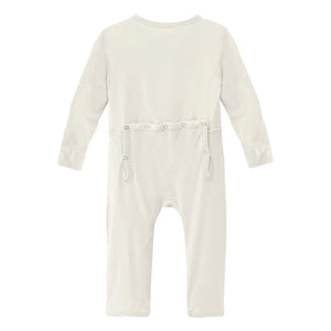 Coverall with Snaps in Natural