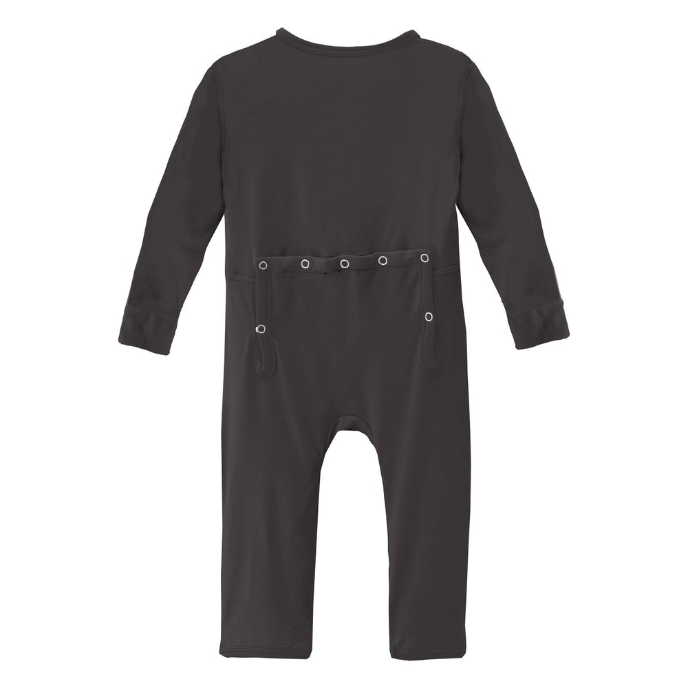 Coverall with Snaps in Midnight