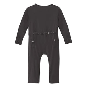 Coverall with Snaps in Midnight