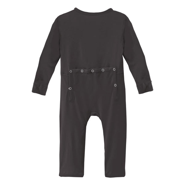 Coverall with Snaps in Midnight