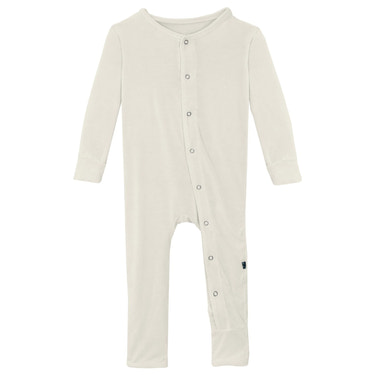 Coverall with Snaps in Natural