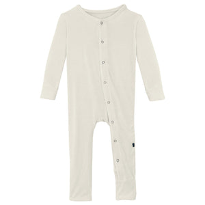Coverall with Snaps in Natural