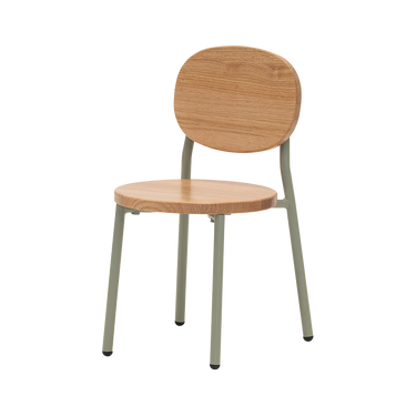 Ottie Stackable Chair - 12" Seat Height - Sage