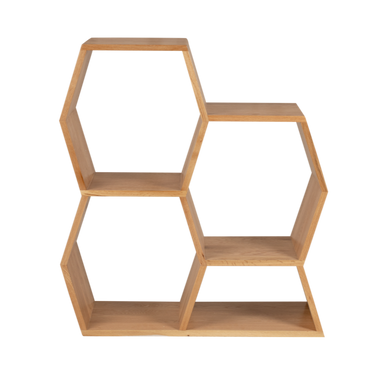 Honeycomb Shelf – Medium | Modular European Oak Storage