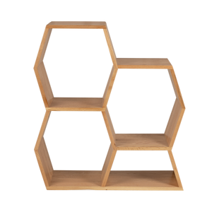 Honeycomb Shelf – Medium | Modular European Oak Storage