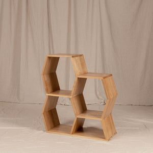 Honeycomb Shelf – Medium | Modular European Oak Storage