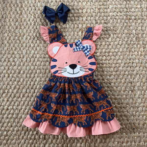 Navy Tiger Dress