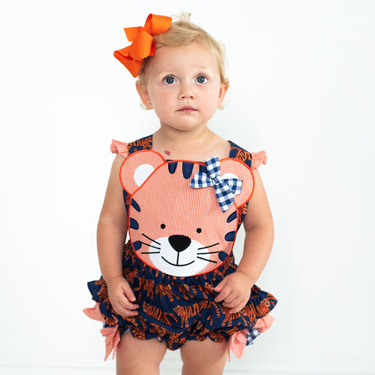 Navy Tiger Bubble - MOOGCO Baby