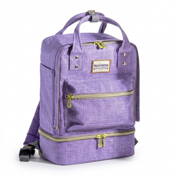 Double Layer Breast Milk Cooler Bag & Nursing Backpack