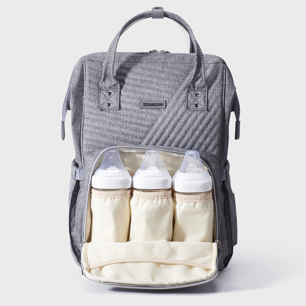 Quilted Diaper Bag Backpack