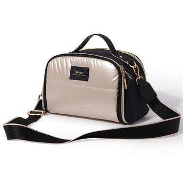 Lunch cooler bag with shoulder strap for babies, perfect for on-the-go food storage.