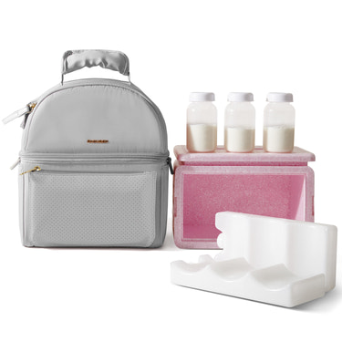 Breastmilk Cooler Bag with Detachable Insulation Box Set