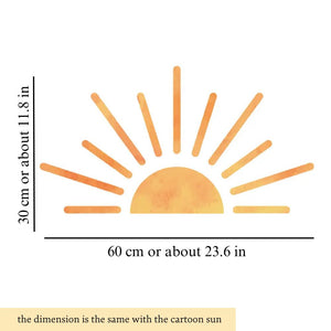 Vibrant Sun Wall Sticker