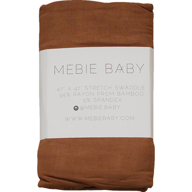 Rust Bamboo Stretch Swaddle - MOOGCO Baby