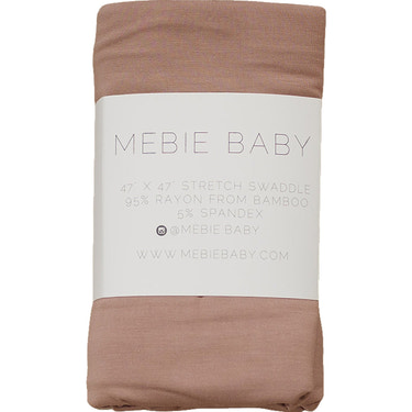 Dusty Rose Bamboo Stretch Swaddle - MOOGCO Baby