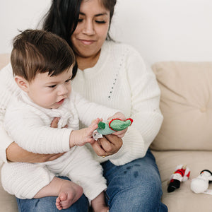 My First Christmas Santa's Workshop Playset with 4 ct Sensory Toys