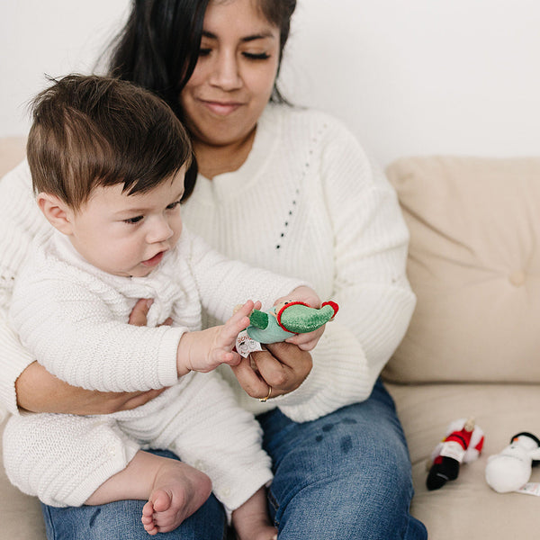 My First Christmas Santa's Workshop Playset with 4 ct Sensory Toys