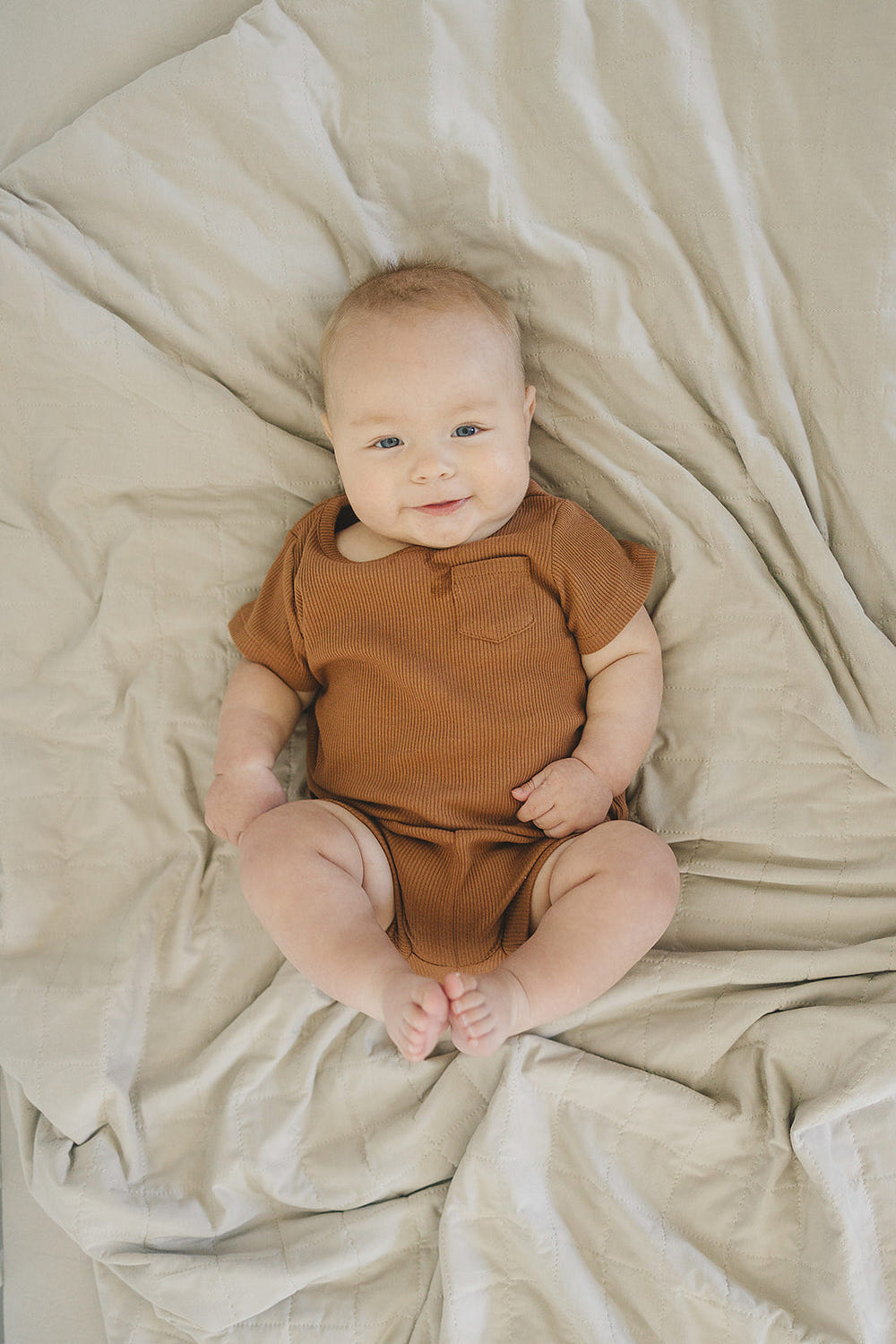 Oatmeal Bamboo Quilt - MOOGCO Baby