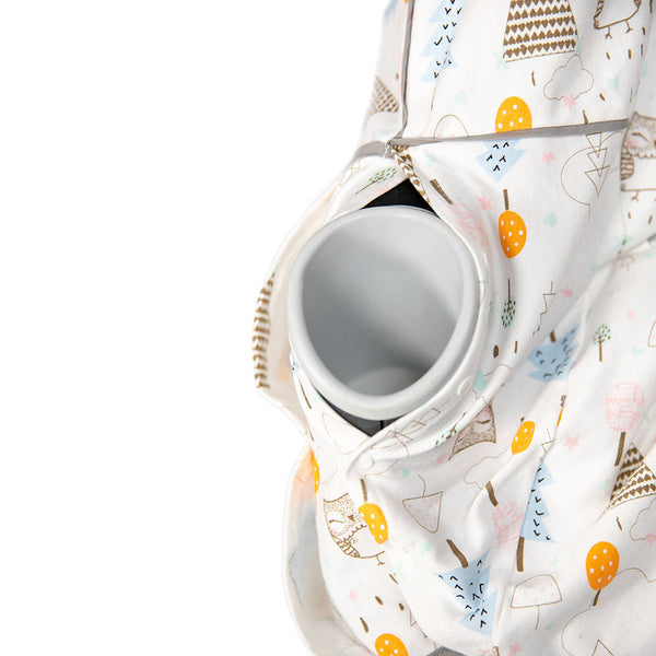 NIKO Easy Wash Children's Car Seat Cover in 100% Cotton Jersey, Owl Print