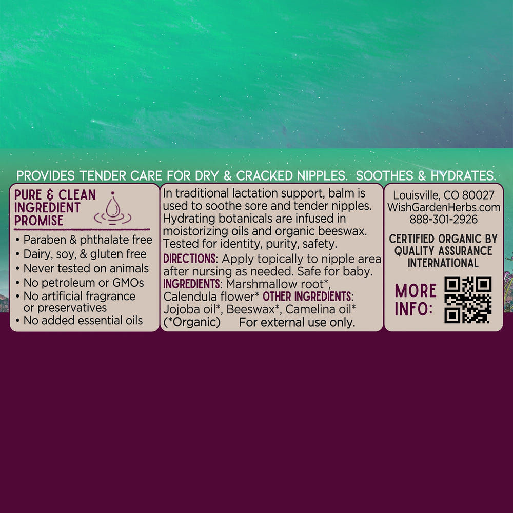 New Mother Nursing Balm - soothing nipple cream for breastfeeding mothers, promoting comfort and relief.