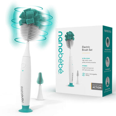 E-Brush Electric Baby Bottle Brush for efficient and gentle bottle cleaning.
