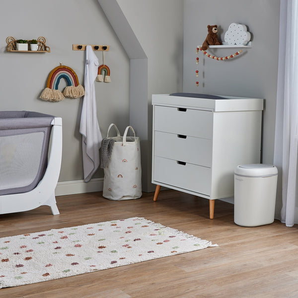 Shnuggle Eco-Touch Nappy Bin Diaper Pail + 30 Better Bag Liners