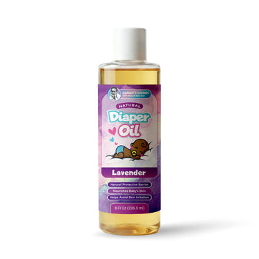 Natural diaper oil for babies, soothing and gentle care for delicate skin.