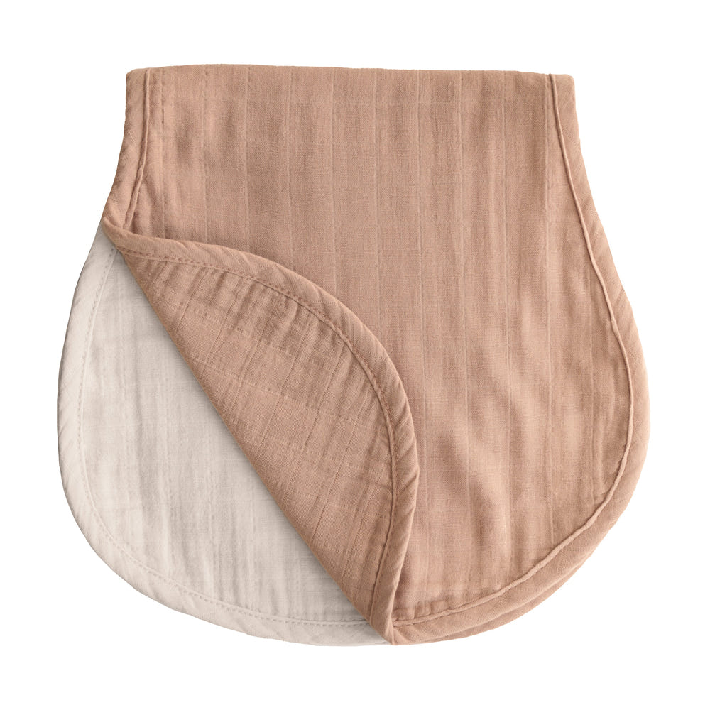 Organic Cotton Muslin Burp Cloth 2-Pack - Soft, absorbent, and eco-friendly baby essentials for mess-free feeding.