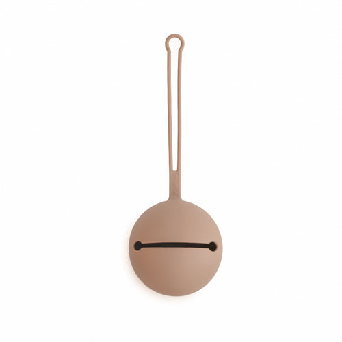 Silicone pacifier case in angle 4 view, perfect for keeping pacifiers clean and safe for your baby.