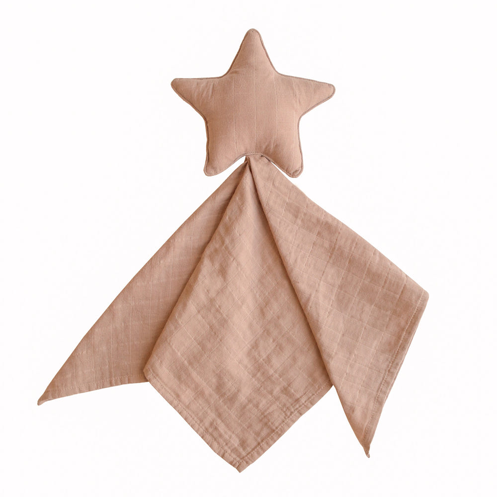 Soft star lovey blanket for babies, perfect for cuddling and comfort.
