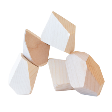 Natural baby furniture set of 5, perfect for creating a cozy nursery environment.