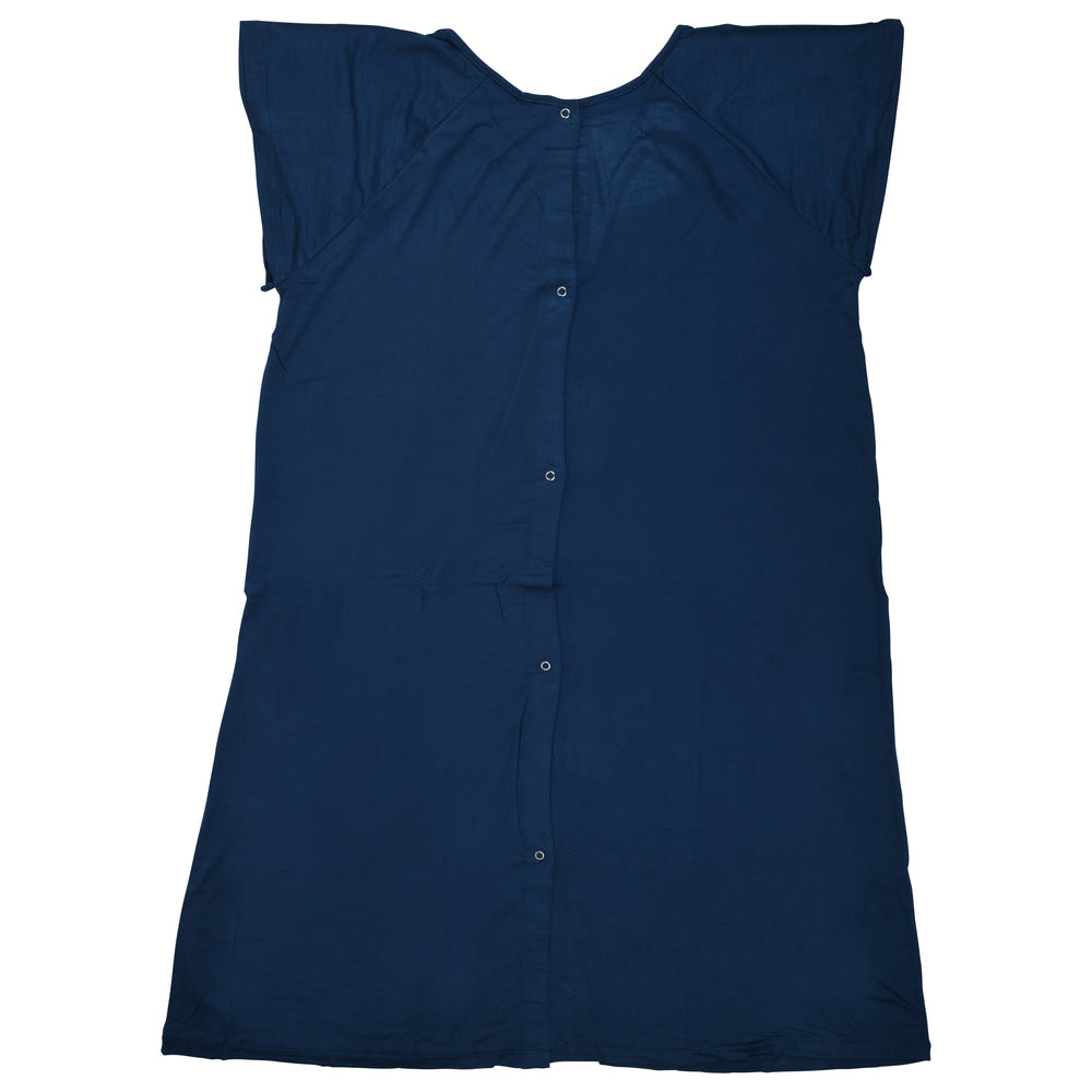 Navy Blue Mommy Labor and Delivery Nursing Hospital Gown