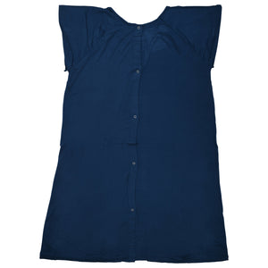 Navy Blue Mommy Labor and Delivery Nursing Hospital Gown