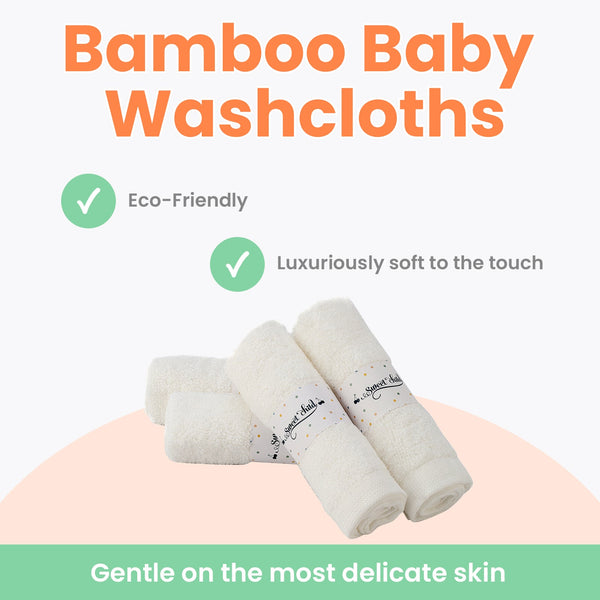 Bamboo Baby Wash Cloths