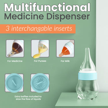 Medicine dispenser for babies, ensuring accurate dosing for health and wellness. Safe and easy to use.