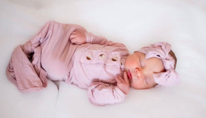 Baby Gowns, Newborn Gowns, Infant Gowns - Newborn Girl Clothes - Dusty Rose