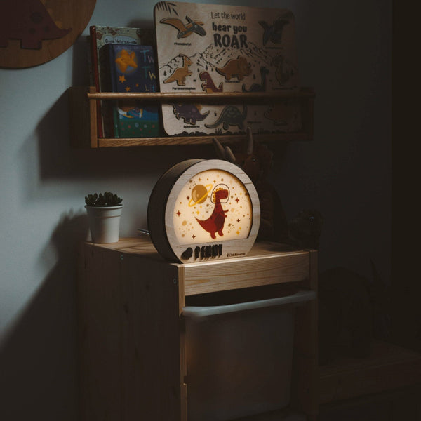 Girl Dinosaur Night Light
