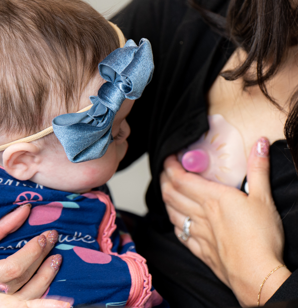 Shield Maiden Nipple Shields at angle 3, designed for comfort and protection during breastfeeding.