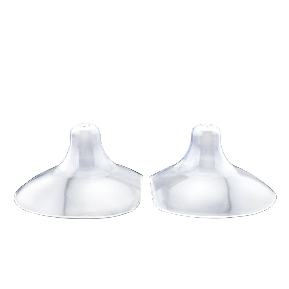Haakaa Silicone Nipple Shields 2-pk (18 mm) for comfortable breastfeeding support.