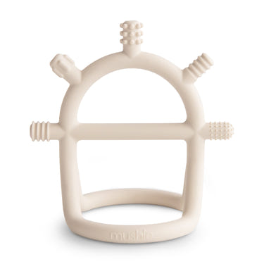 No-Drop Sensory Teether for babies, designed for easy grip and soothing relief during teething.