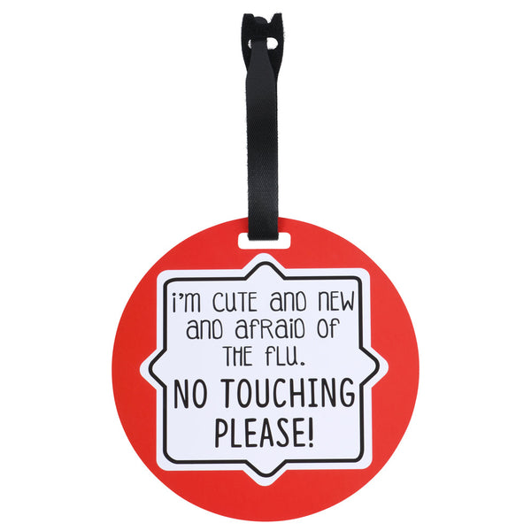 Cute & New Afraid of the Flu Car Seat Tag