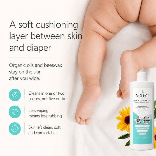 NOLEO 3-IN-1 - Diaper Rash Cream - EWG Verified