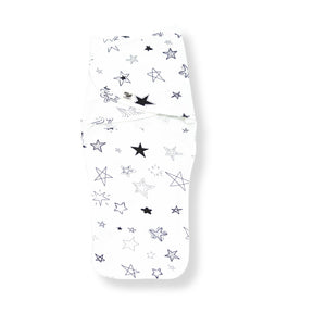Snugababe Swaddle™ Sleep Pod in Stars design, perfect for cozy and safe baby sleep.
